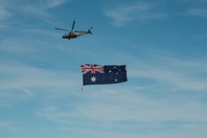 Australian soldier killed after two parachutes collide mid-air in training incident at Jervis Bay