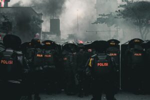 Turkish riot police storm opposition offices after leaders ousted