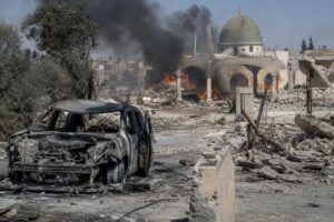 Israeli settlers set fire to mosques, cars and farm land in West Bank, Palestinians say