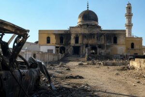 Israeli settlers torch two mosques in West Bank during a deadly surge in violence