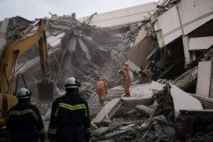 Japan's urgent search for mall collapse survivors as earthquake death toll rises to 17