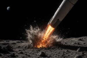 What will happen when a SpaceX rocket collides with the Moon?
