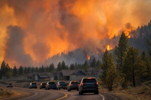 About 60,000 ordered to evacuate from fires in Spokane, Washington