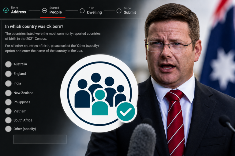 2026年人口普查未将中国列为预设出生国选项 影子多元文化事务部长批评决定令人失望