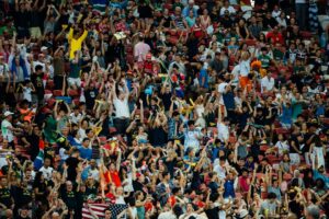 Hawks fans throw bottles at umpires after 'bravest decision' in prelim